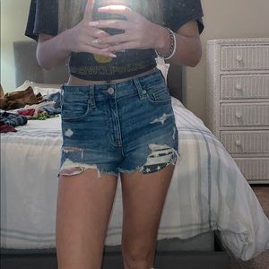 American eagle jean shorts